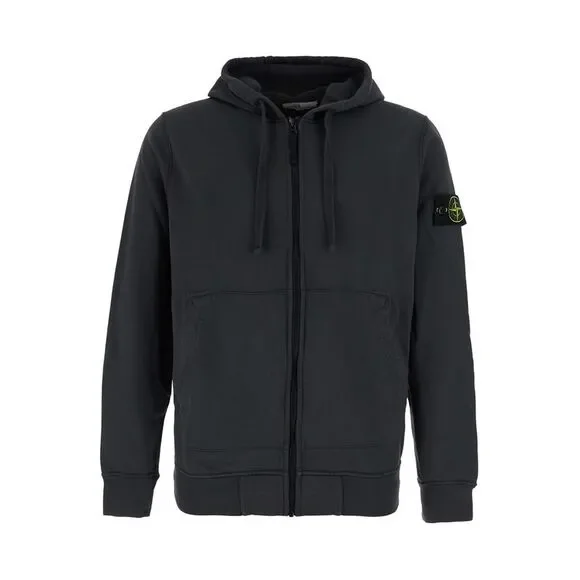 Stone Island Men Sweatshirt With Crew Neck And Long Sleeves In Gray Unisex