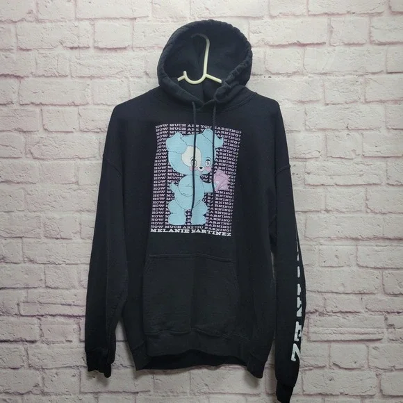 Melanie Martinez Graphic Hoodie Mens L Bunny How Much Are You Earning Streetwear