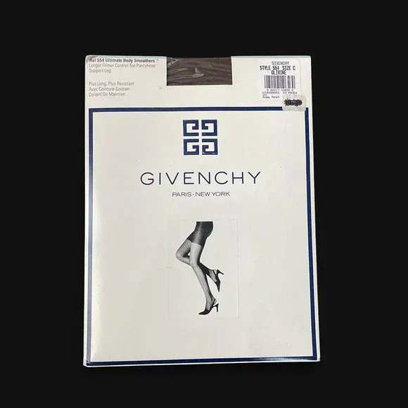 Vintage Deadstock 1993 Givenchy Style 554 Size C Olivine pantyhose