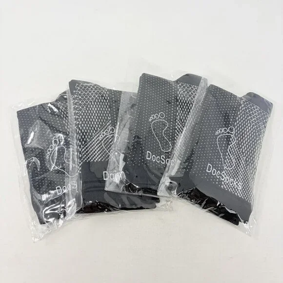 DocSocks Womens One Size 4 Pack of Compression Sleeve‎ Socks with Open Toes 244