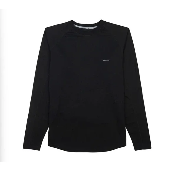 Patagonia Capilene 3 Crew Long Sleeve Baselayer Top 44420 Activewear Black XL