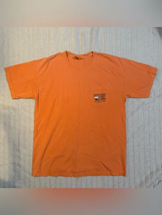 Southern Fried Cotton Orange GSP Graphic Tee L