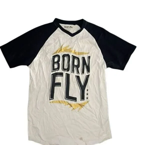 BORN FLY GRAPHIC T SHIRT