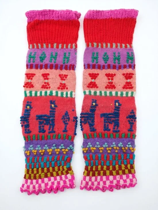 Hand-knitted Sheep's Wool Warmer Booties for Winter