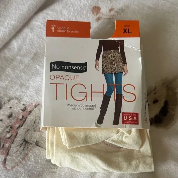 No Nonsense Cream Opaque Tights