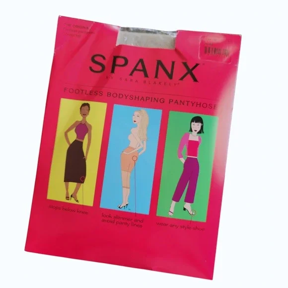 Spanx‎ The Original Footless Control Top Pantyhose Size D Nude NWT