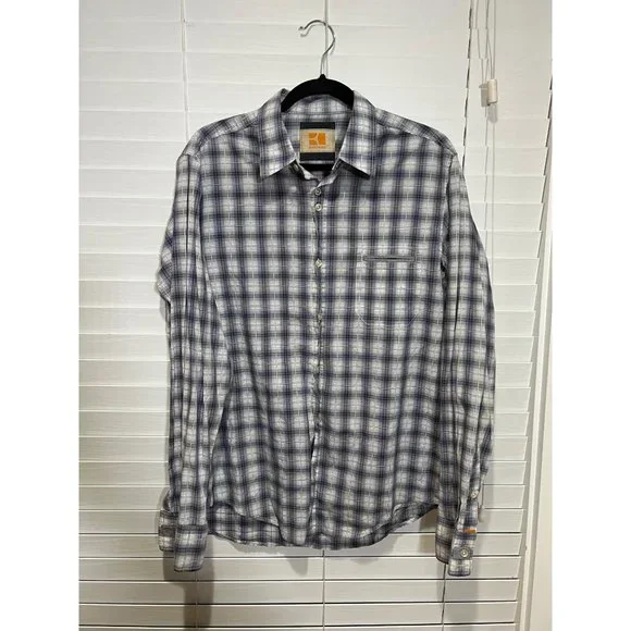 Hugo Boss‎ Orange Long Sleeve Button Up Shirt - Size L
