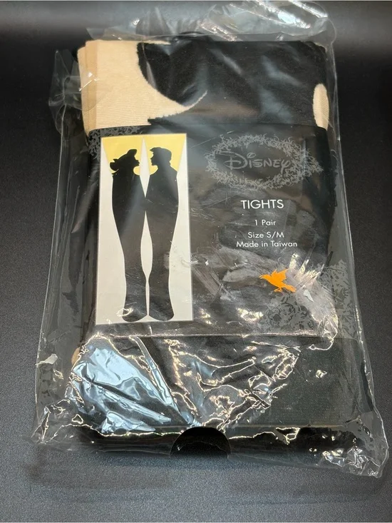 Disney Little Mermaid Ariel Prince Eric Tights S M Silhouette Novelty Hosiery