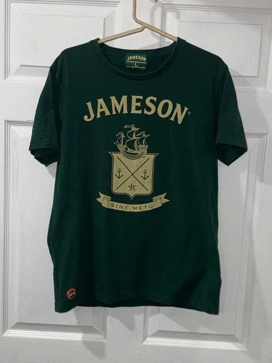 Jameson Whiskey Men's T-Shirt - Green - Large