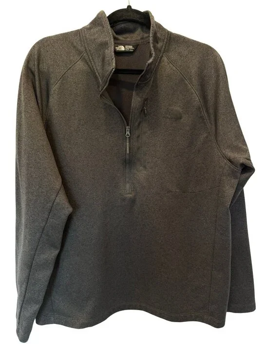 The North Face Canyonlands Men’s XL Gray Half Zip Fleece Pullover