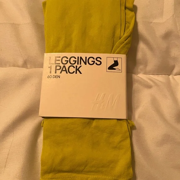 H&M Leggings Lime Green L