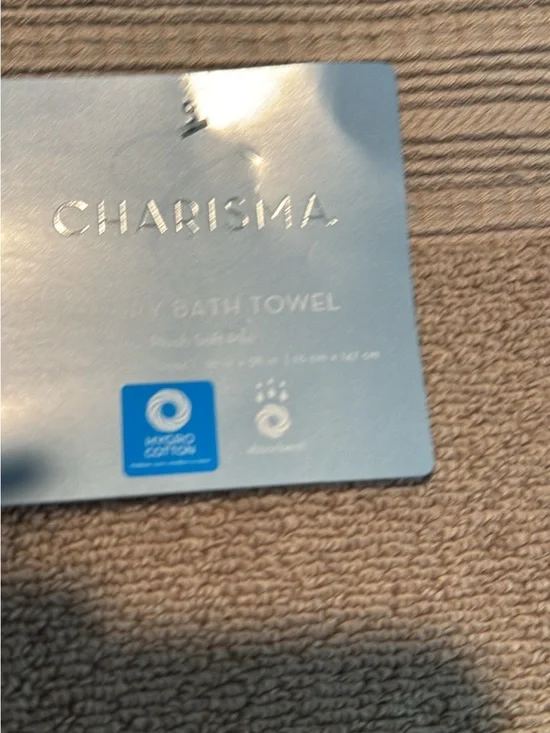 Charisma Cream Plush Bath Towel