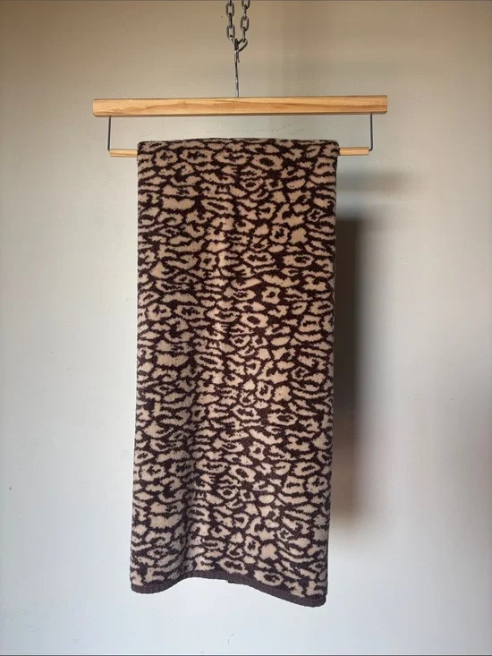 Vintage TerriSol Leopard Print Bath Towel 100% Cotton Made in Brazil