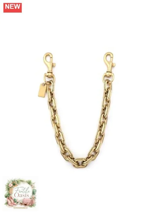 Vintage Chunky Bag Charm Purse Chain Extender, 13.2 inch Lobster Clasp