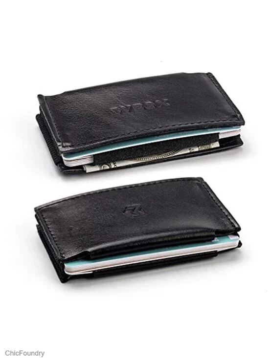 Handcrafted Genuine Leather Slim Wallet Front Pocket Credit Card Holder with