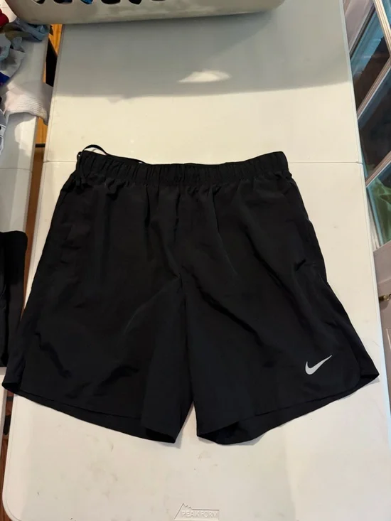 Nike Men’s Black Running Shorts with Reflective Swoosh