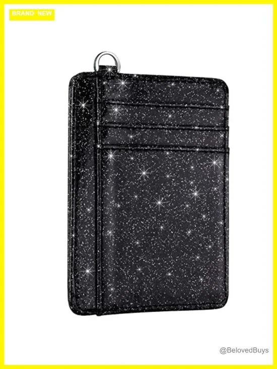 Minimalist Slim RFID Blocking Card Holder Wallet Faux Leather