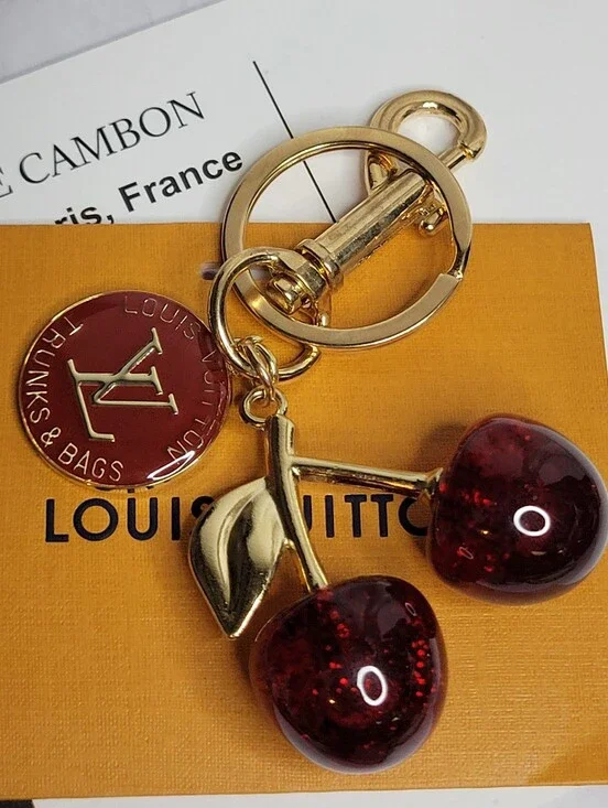 Louis Vuitton Trunks & Bags, Cherry Key Chain/Bag Charm