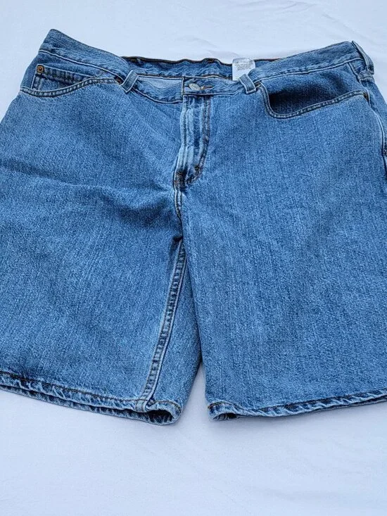 Levis 550 Jean Shorts Men's 38 Blue Denim Classic Workwear Outdoor