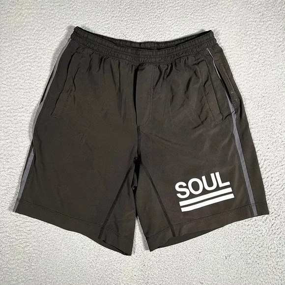 Lululemon Shorts Mens Large Black Pace Breaker Lined 8