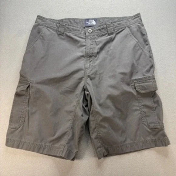 The North Face Cargo Shorts Regular Fit Size 40 (FIT 37) Gray‎ Ripstop Outdoor