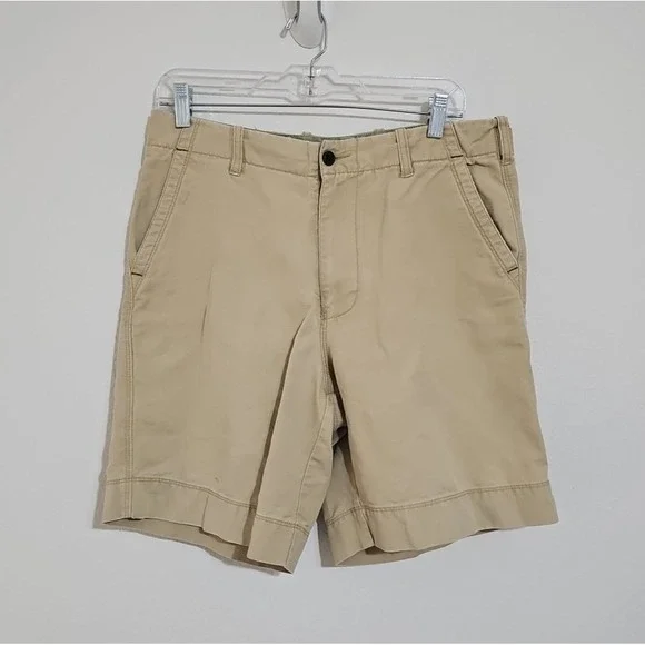 Men's Tommy Bahama Relax Linen Blend Flat Front Chino Shorts Green Size 32‎