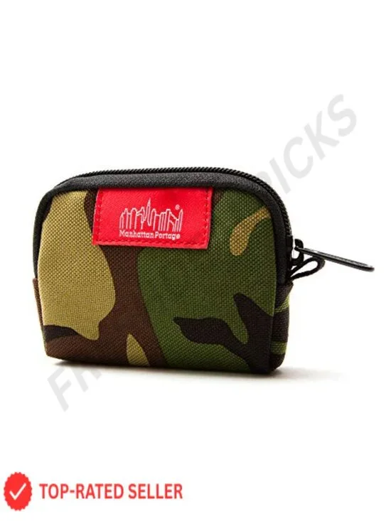 Manhattan Portage Cordura Coin Purse Pouch with Zipper