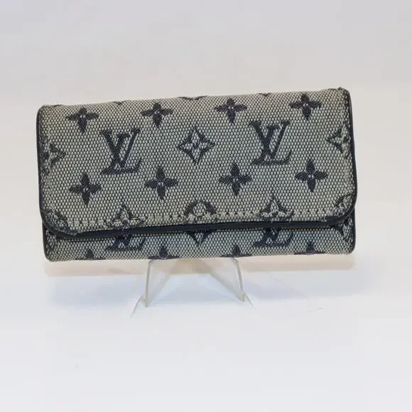 Louis Vuitton Monogram Denim‎ 4 Ring Key Holder