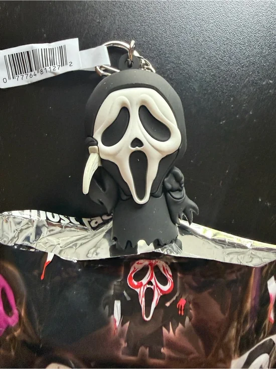 New Ghost Face Scream Blind Bag Figural Keychain Clip Series 1