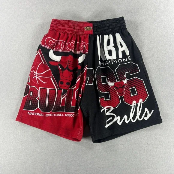 Mitchell & Ness Chicago Bulls‎ NBA Finals 1996 Home And Away Shorts Mens Size M