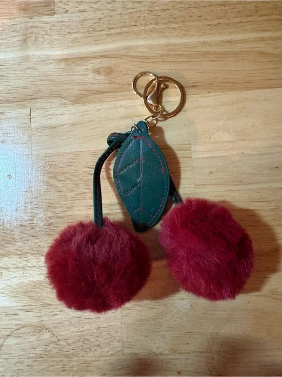 Cherry bag charm