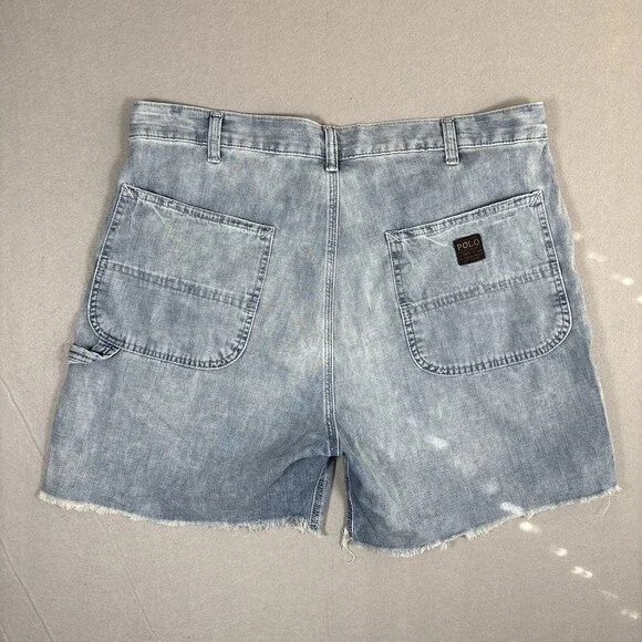 Polo Ralph Lauren Carpenter Vintage Look Jean Shorts Men's Size 36