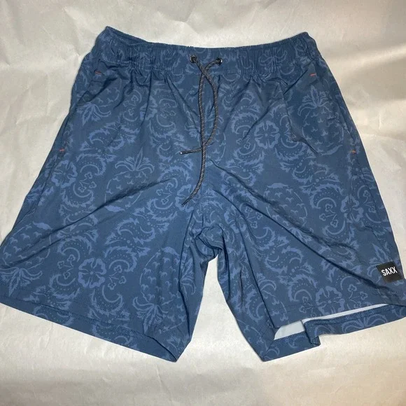 SAXX Shorts Mens Small Blue Sport 2 Life 2N1 7