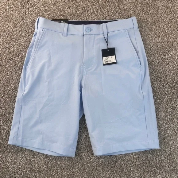 Mizzen+Main Helmsman Shorts Mens 30 Light Blue Slim Performance 9