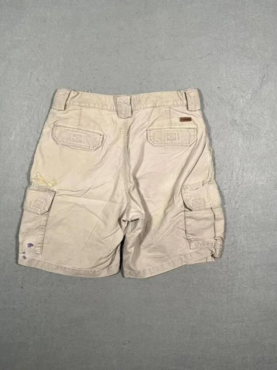Carhartt Beige Cargo Shorts Brown Tab W33 I9