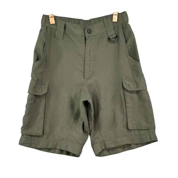 Boy Scouts of America Cargo Shorts Mens XS Green Uniform Switchbacks Relaxed Fit