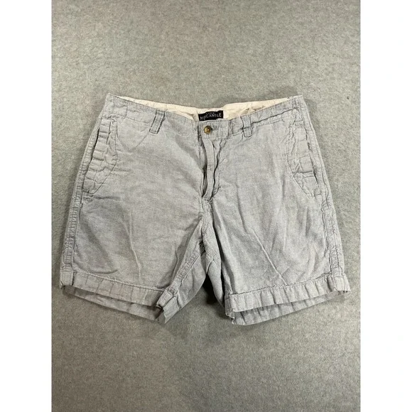 J.Crew Mercantile Mens Linen Cotton Blend Shorts Size 33 7
