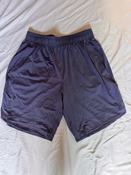 Under Armour Men’s Dark Blue Athletic Shorts