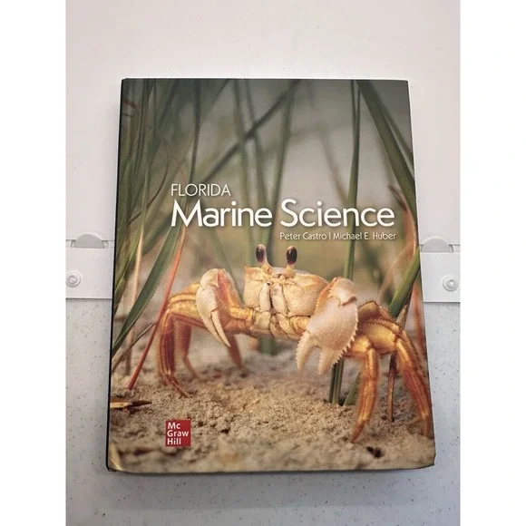 McGraw Hill Florida Marine Science Hard Back Peter Castro | Michael E. Huber EUC