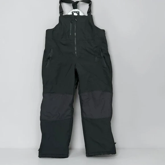 RefrigiWear 0495R Black Insulated‎ Softshell Bib Overalls Men 2XL Extreme Cold