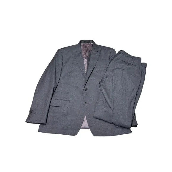 Lauren Ralph Lauren Mens 44R W36 L32 Wool Blend 2 Button Suit Set Natural Canada
