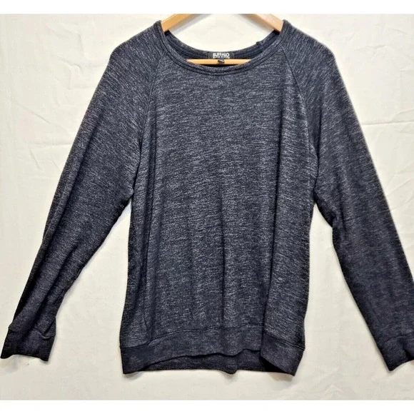 Buffalo‎ David Bitton Mens Black Round Neck Long Sleeve Knit Sweater Size M