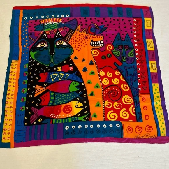 Vintage CAT Scarf