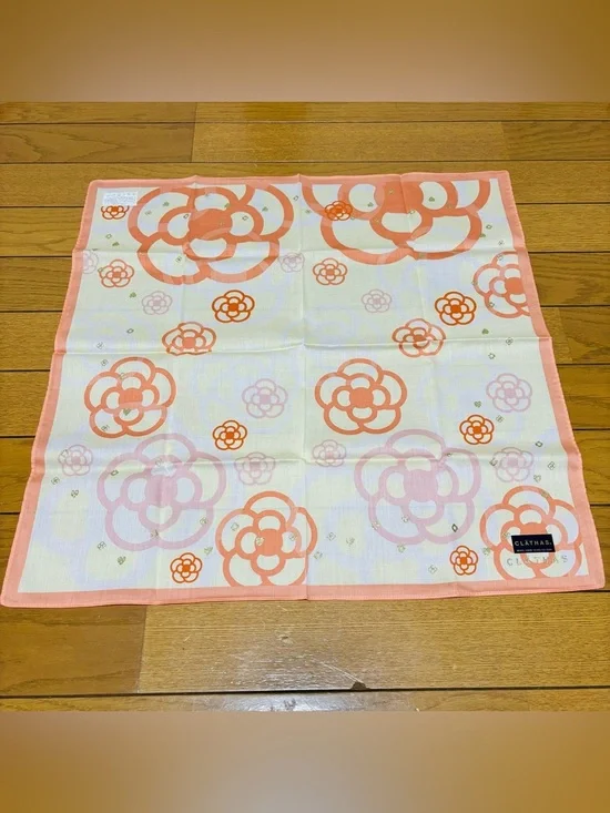 Clathas Japan Cotton Multicolor Floral  Scarf/Bandana/Handkerchief size 51cm 20”