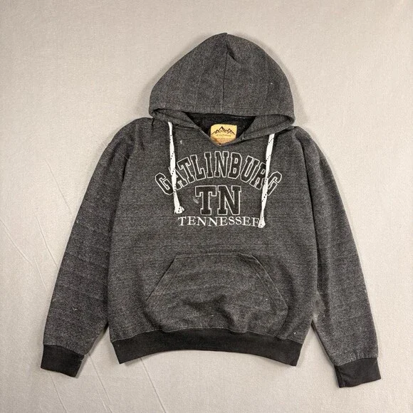 y2k Gatlinburg Tennessee grey hoodie size L