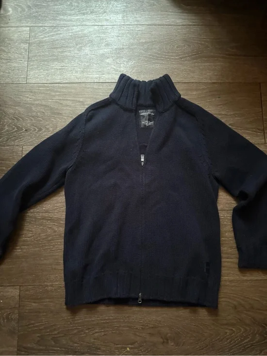 Half-Zip Navy Men's Sweater