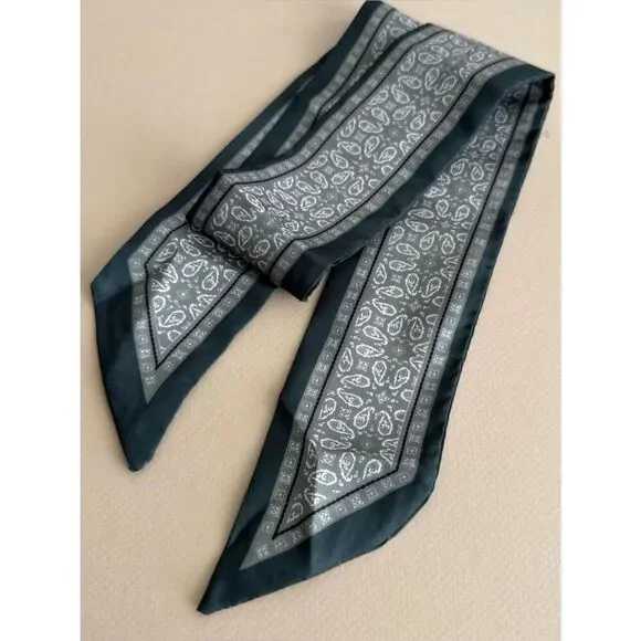 Paisley Skinny Scarf M1628