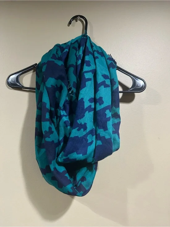 Women’s  Infinity Scarf - Teal & Navy