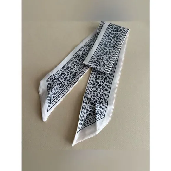 Paisley Skinny Scarf M1628