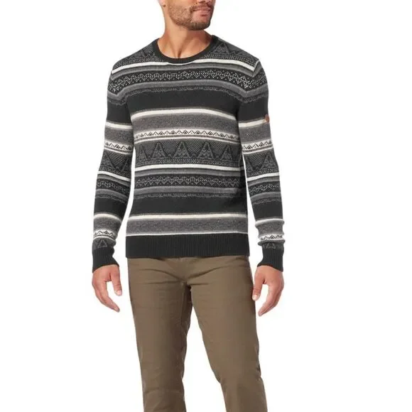 Royal Robbins Sequoia Standard Fit wool blend fair isle sweater mens size medium